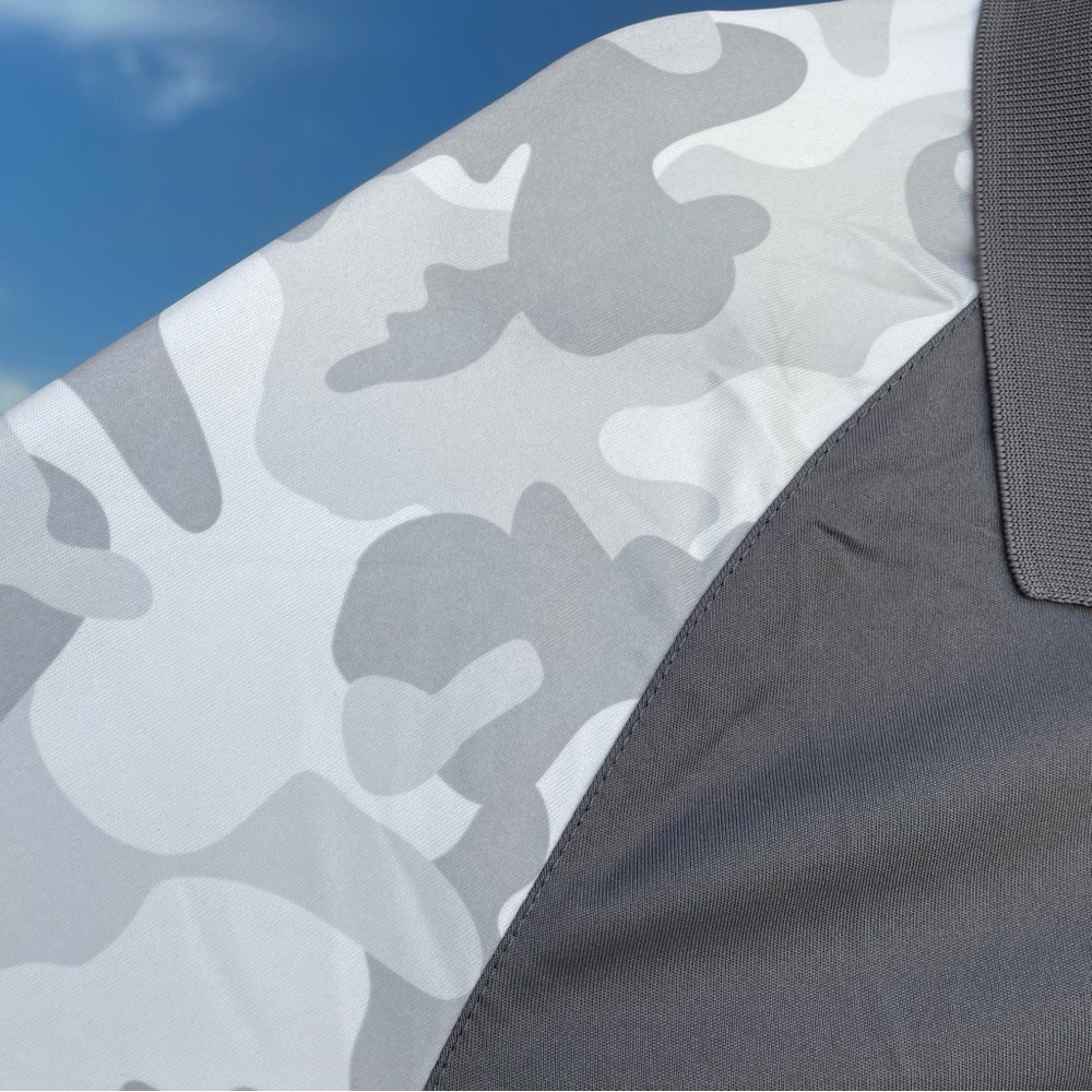 Colosseum Georgia Bulldogs OHT Military Appreciation Grey Camo Polo XL - Picture 6 of 12